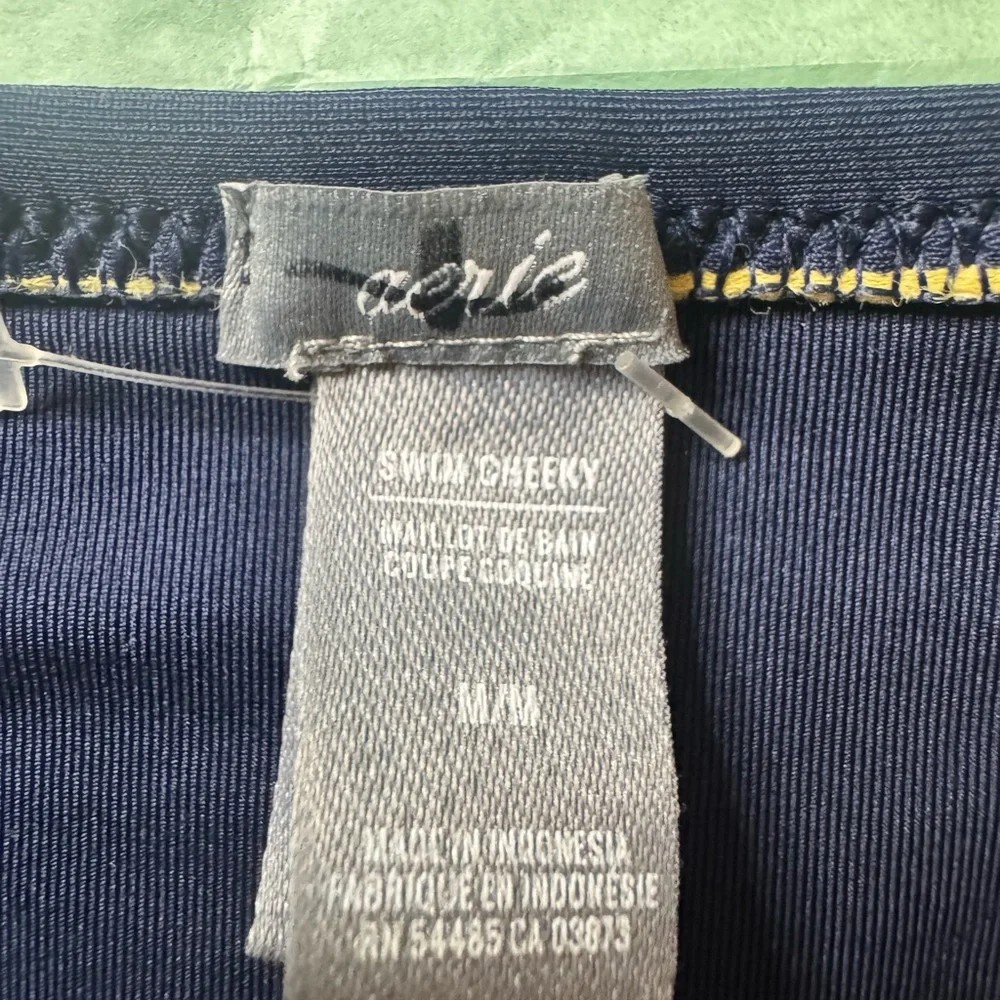 NWOT Aerie Women’s Blue and Gold Swim BIKINI